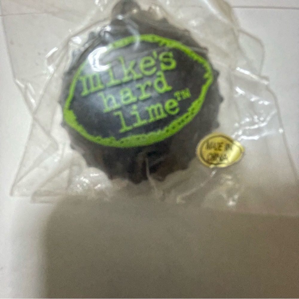 New In Package Collectible “mike’s hard lime” Bottle Opener and Key Ring